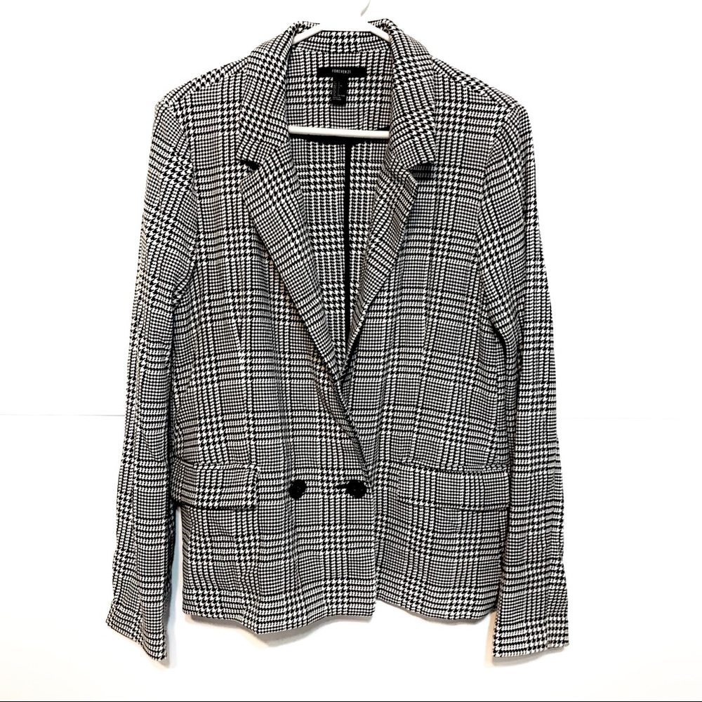 Black and White Blazer